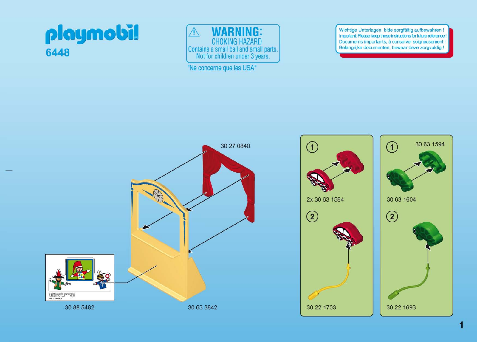 Playmobil 6448 Instructions