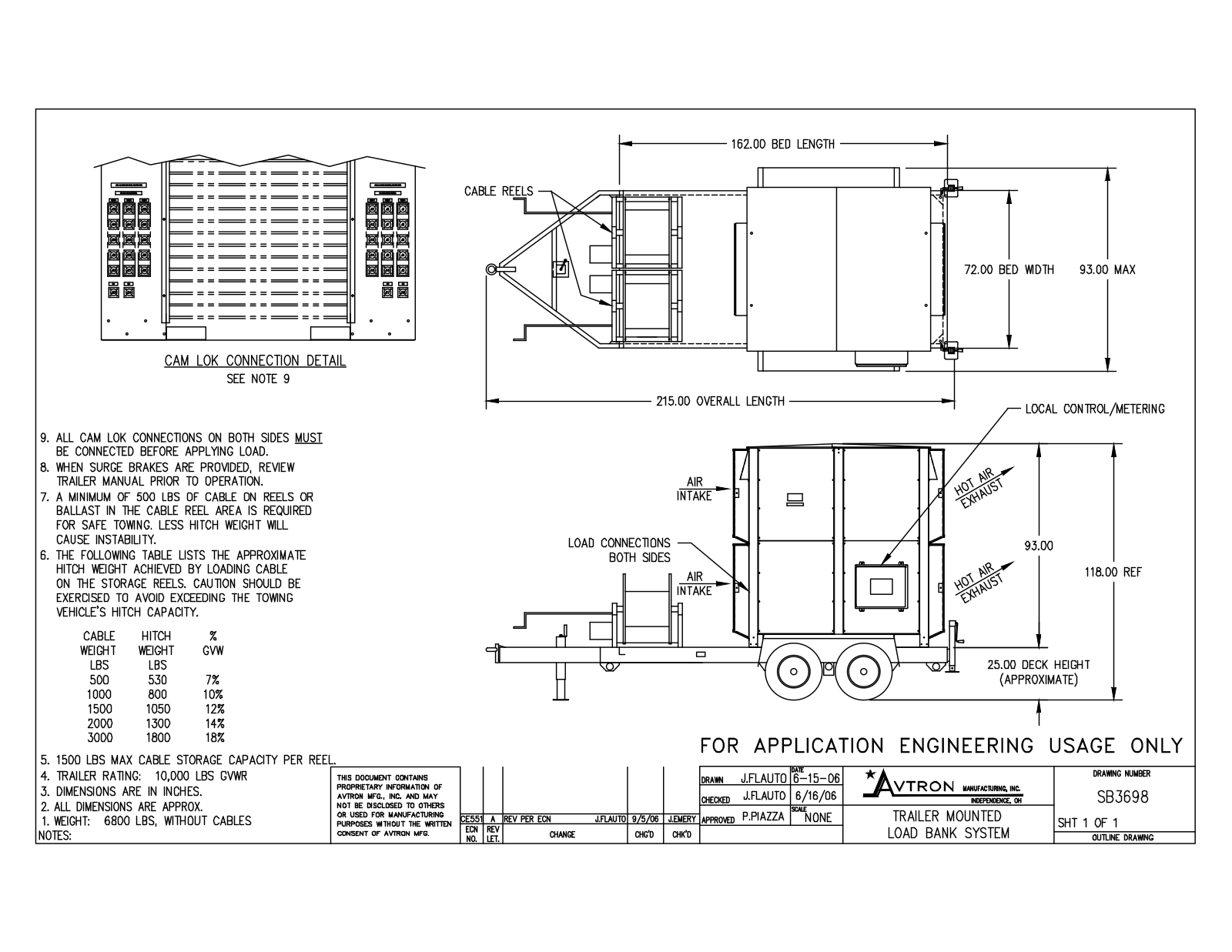Emerson K580HC, K975A Diagrams and Drawings