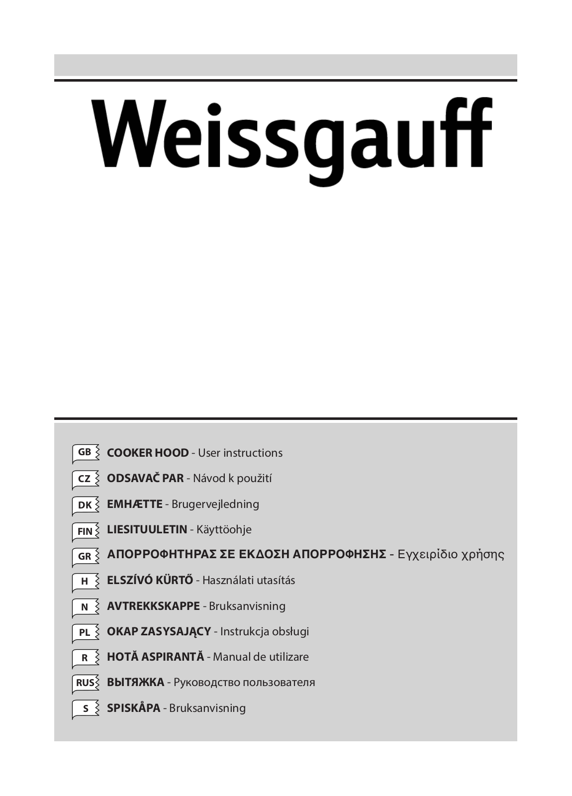 Weissgauff TEL 06 TC WH User Manual