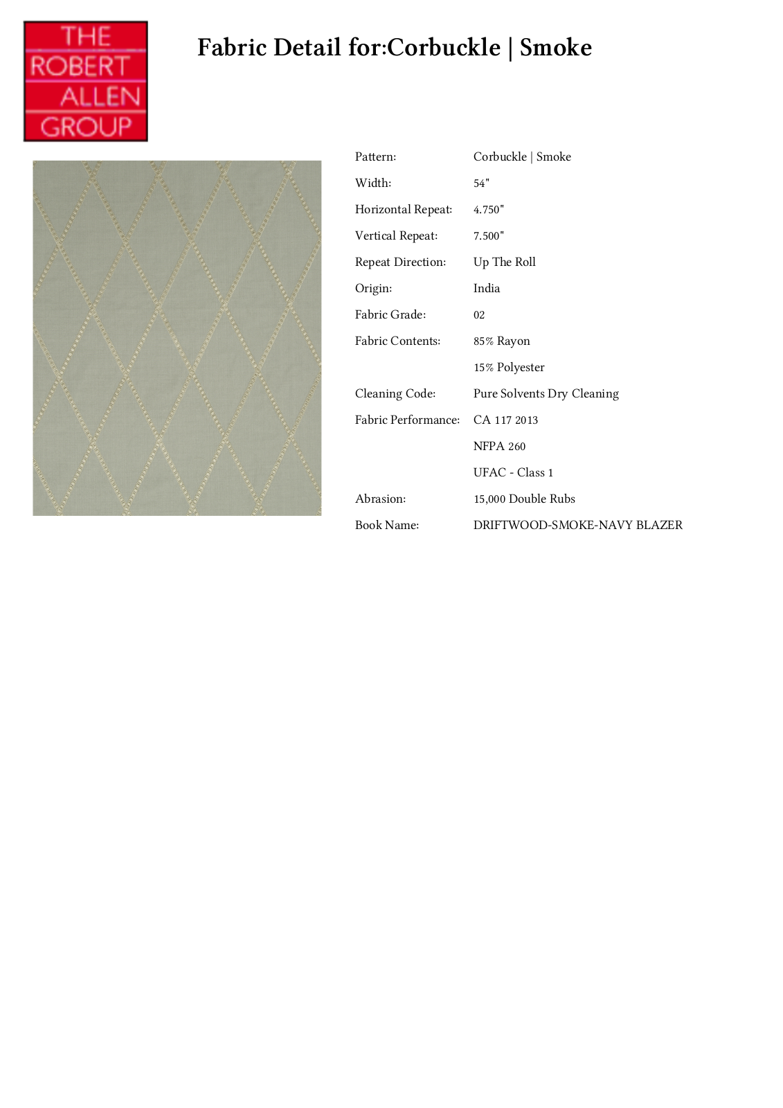 Robert Allen RALF1674 Specifications - ManualMachine.com