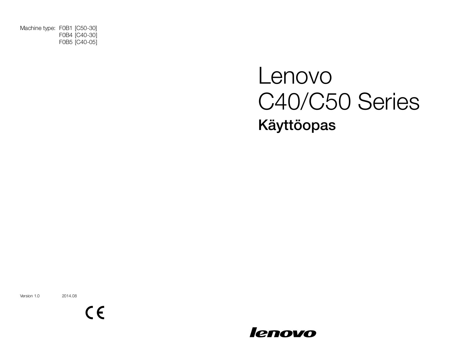 Lenovo C50-30, C40-30, C40-05 User Guide