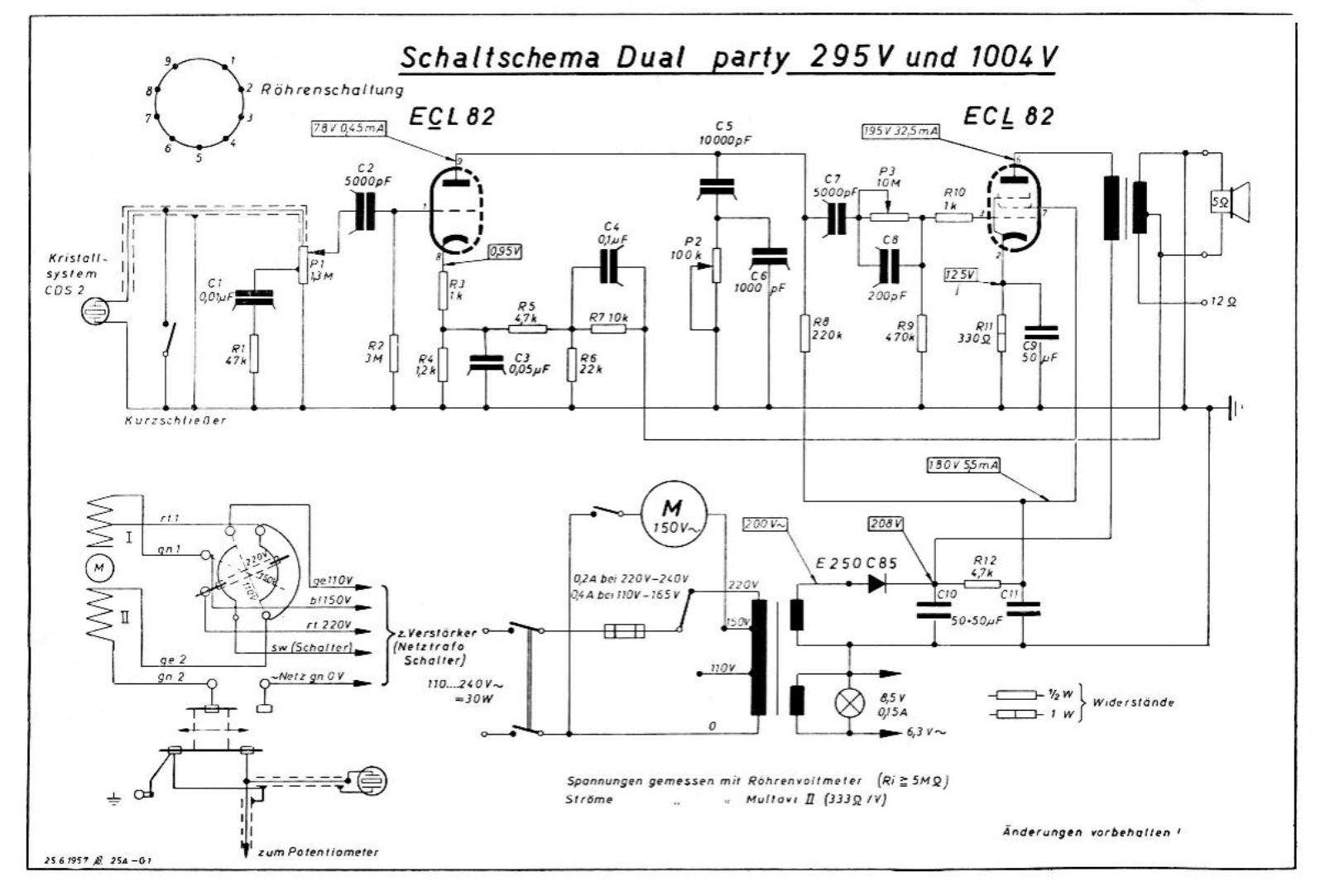 Dual 1004-A Schematic