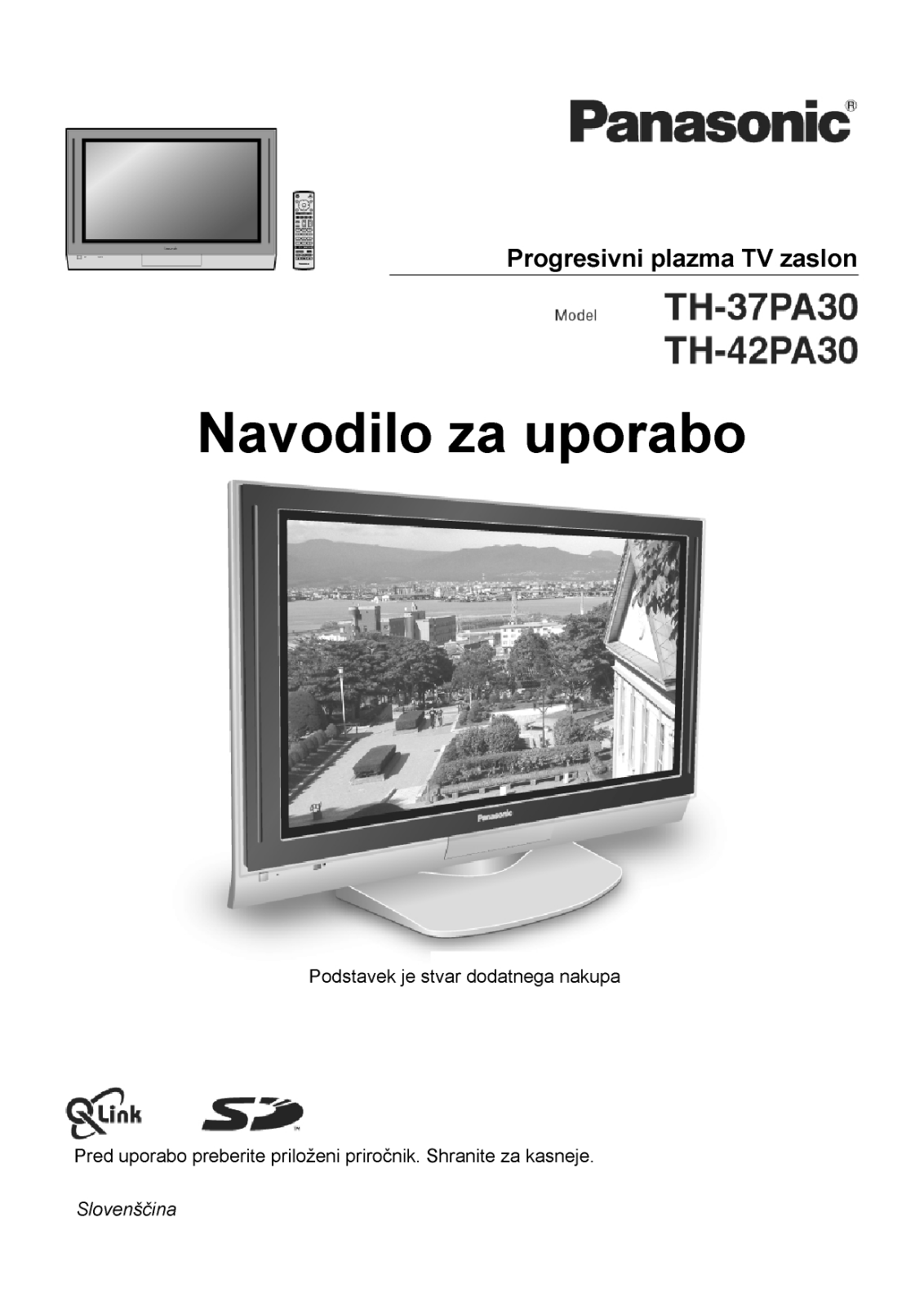 Panasonic TH-37PA30, TH-42PA30 User Manual
