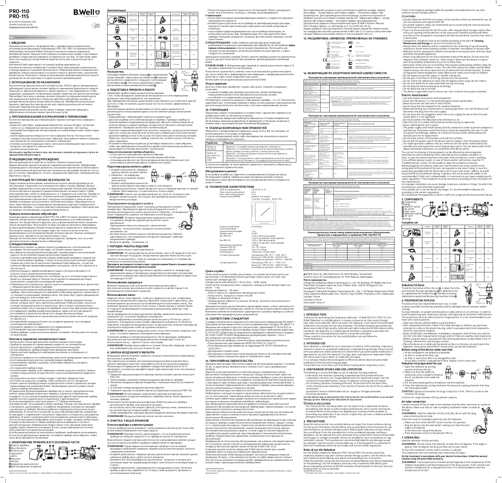 B.Well PRO-115 User Manual