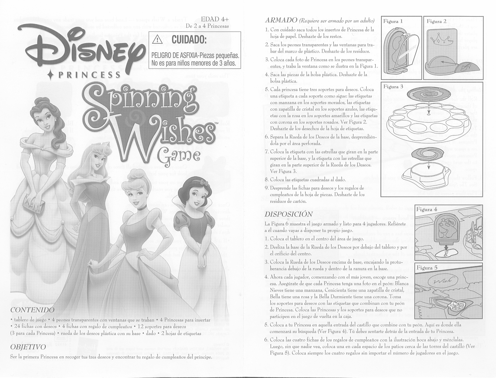 HASBRO Disney Princess Spinning Wishes User Manual