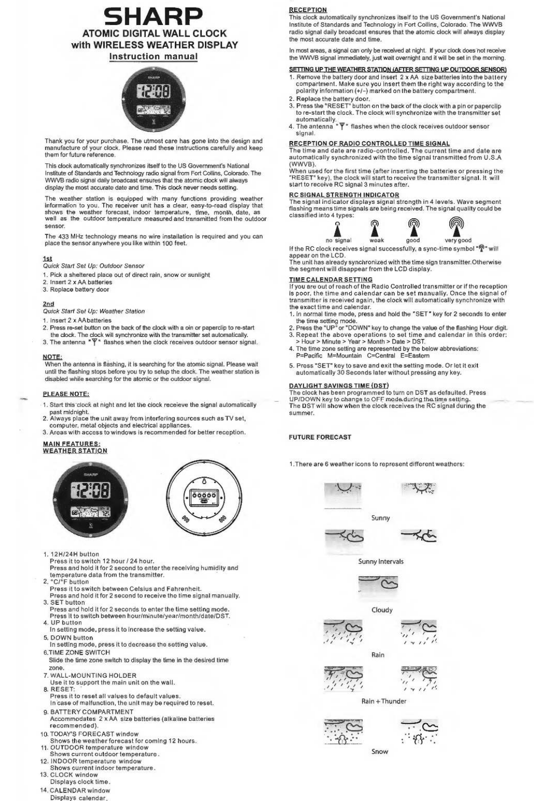 Sharp SPC906 Instruction Manual - ManualMachine.com