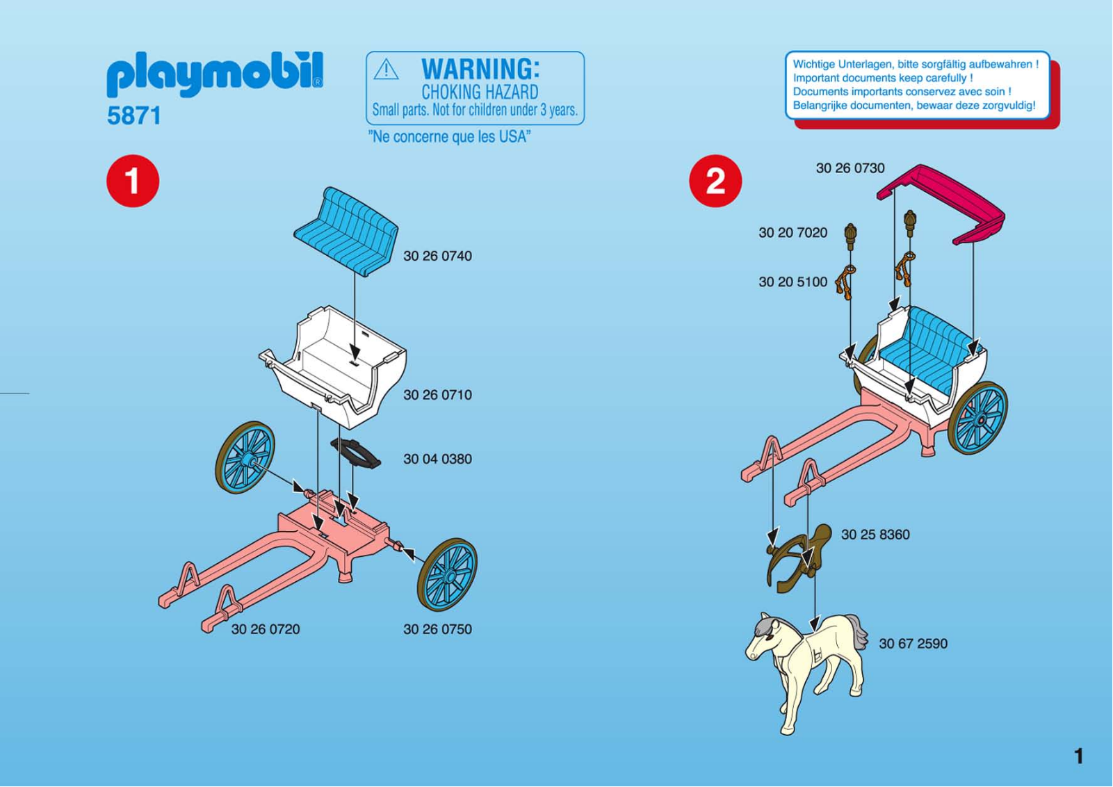 Playmobil 5871 Instructions