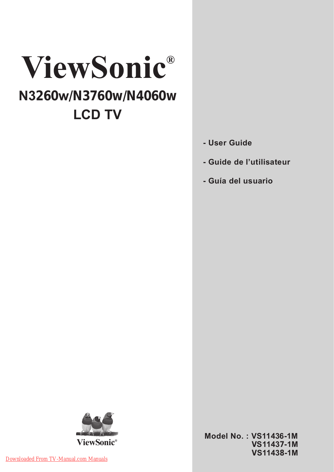 ViewSonic VS11437-1M User Manual