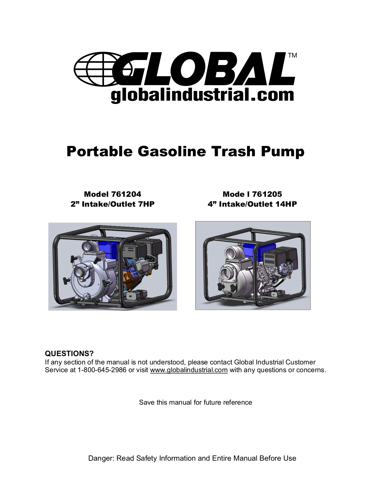 Global Industrial GTP50A User Manual