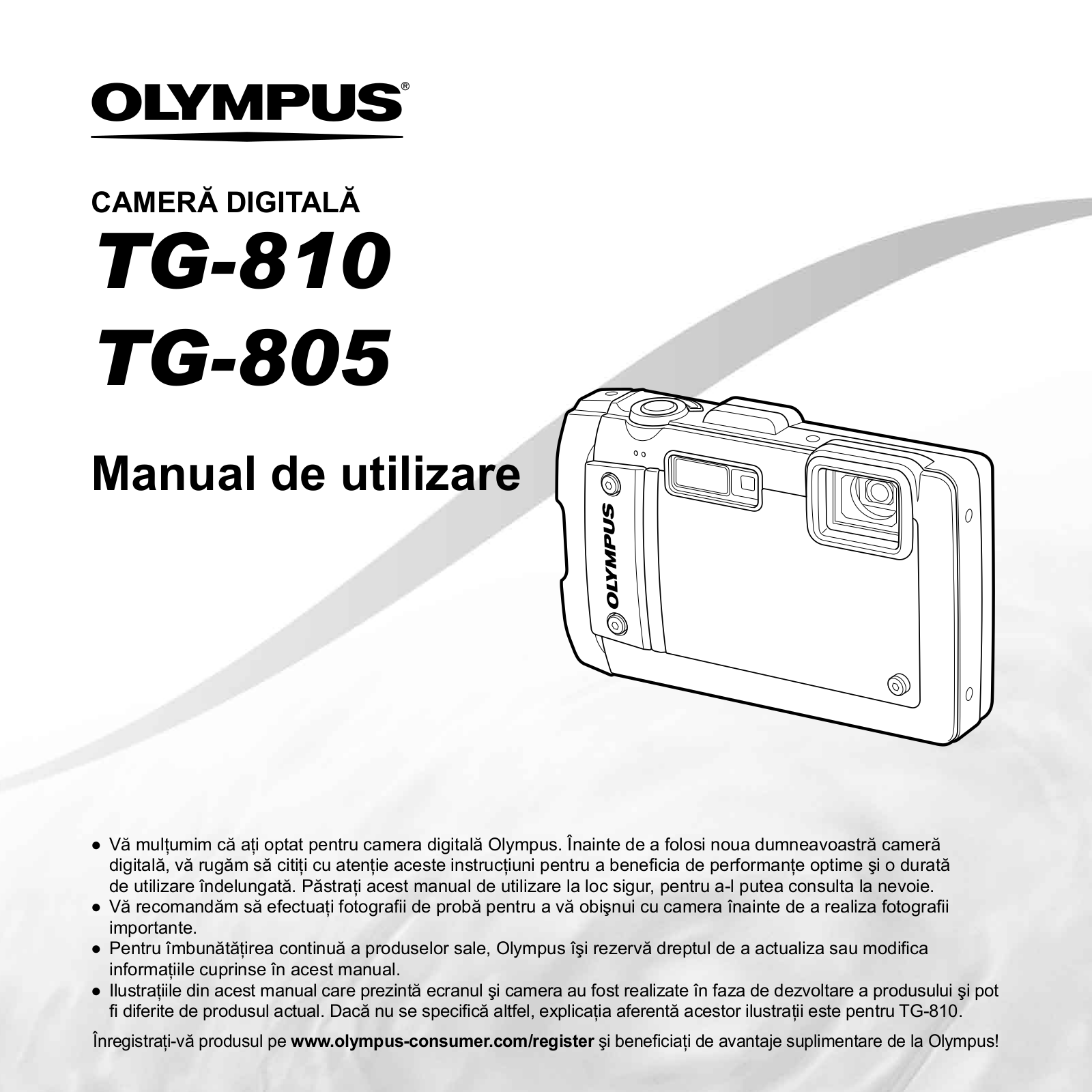 OLYMPUS TG-810 User Manual