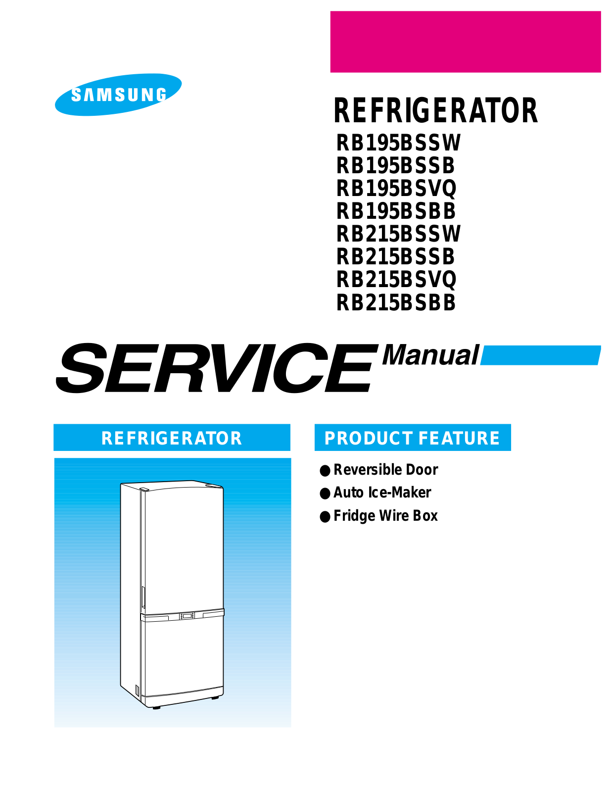 Samsung RB215BSSB Service Manual