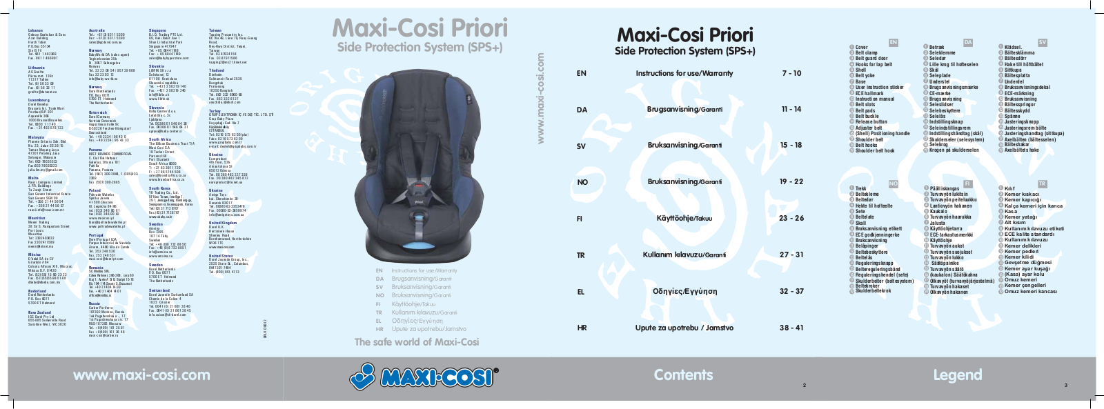 Maxi-Cosi Priori SPS User Manual