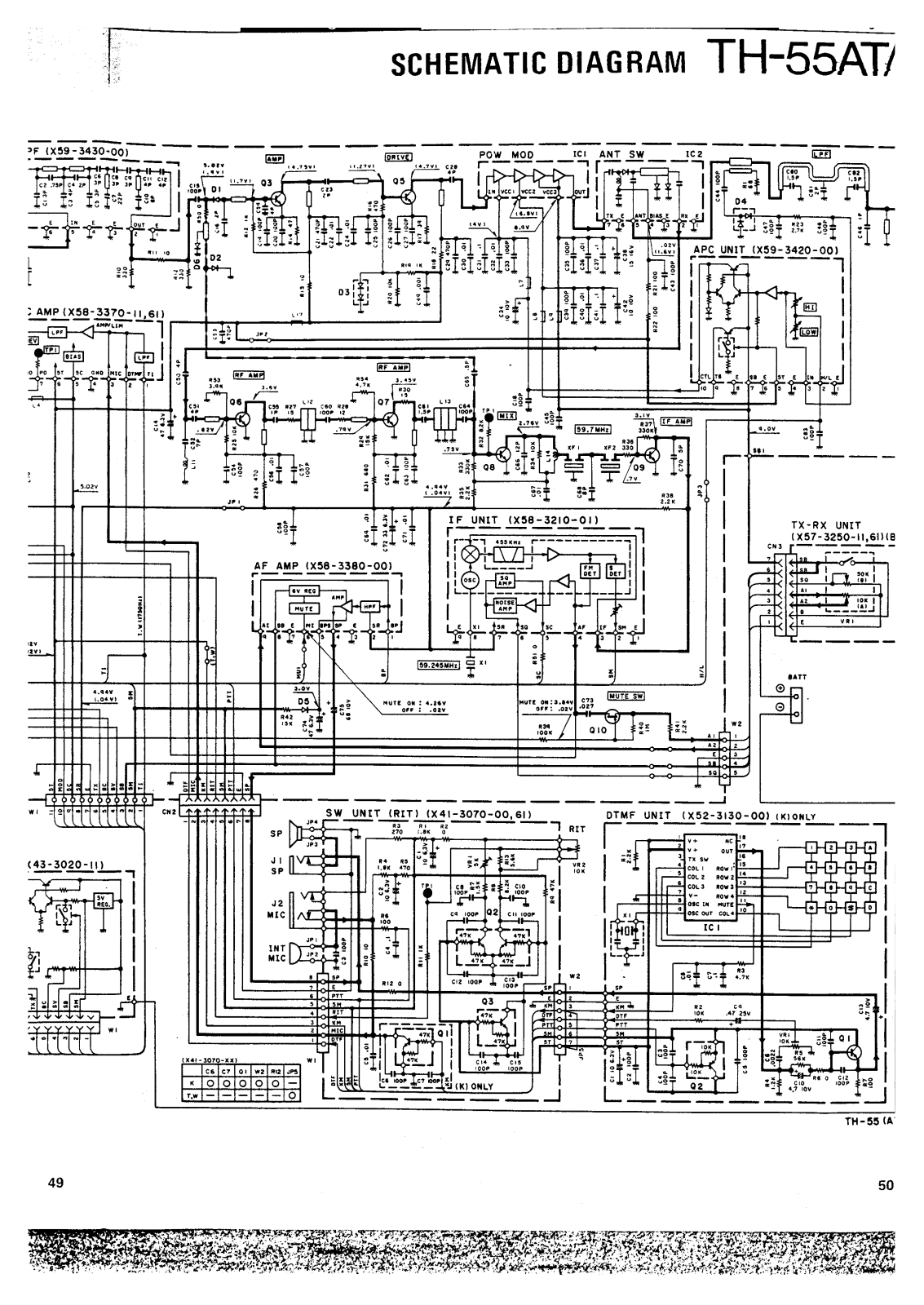 Kenwood TH-55AT Service manual