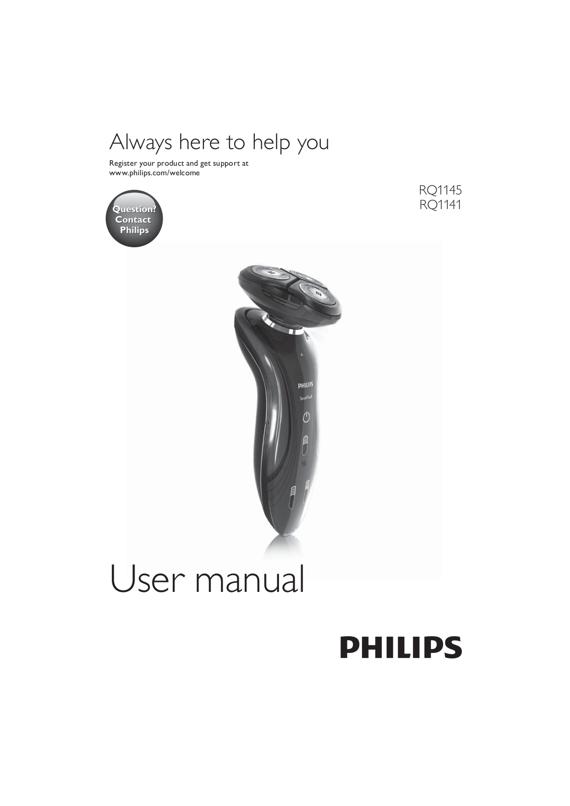 Philips RQ1145, RQ1141 User manual