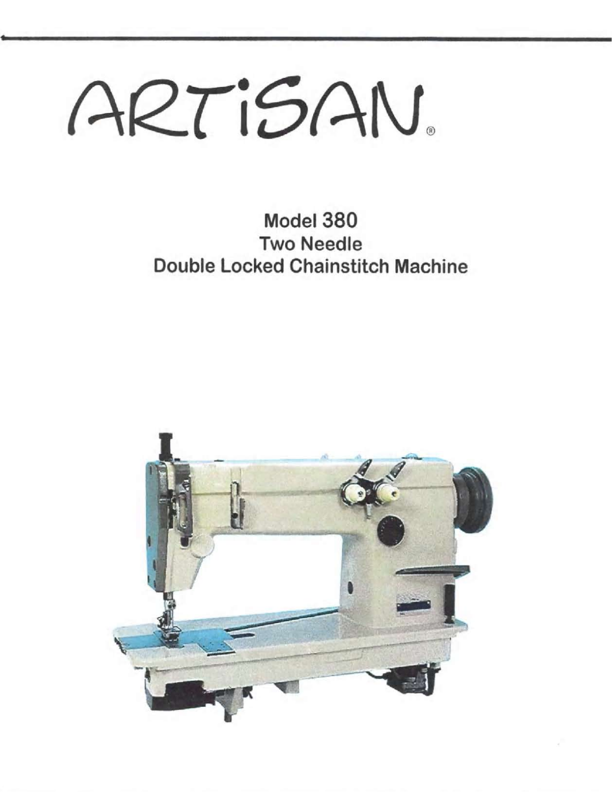 Artisan 380 Instruction Manual