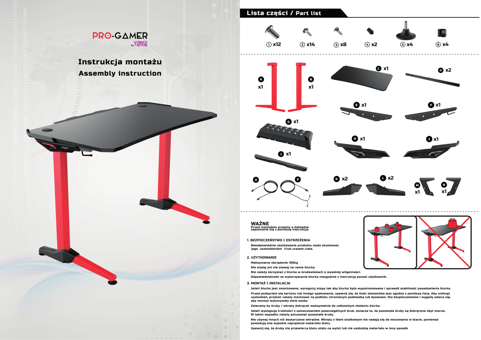 PRO-GAMER D-2000 User guide - ManualMachine.com