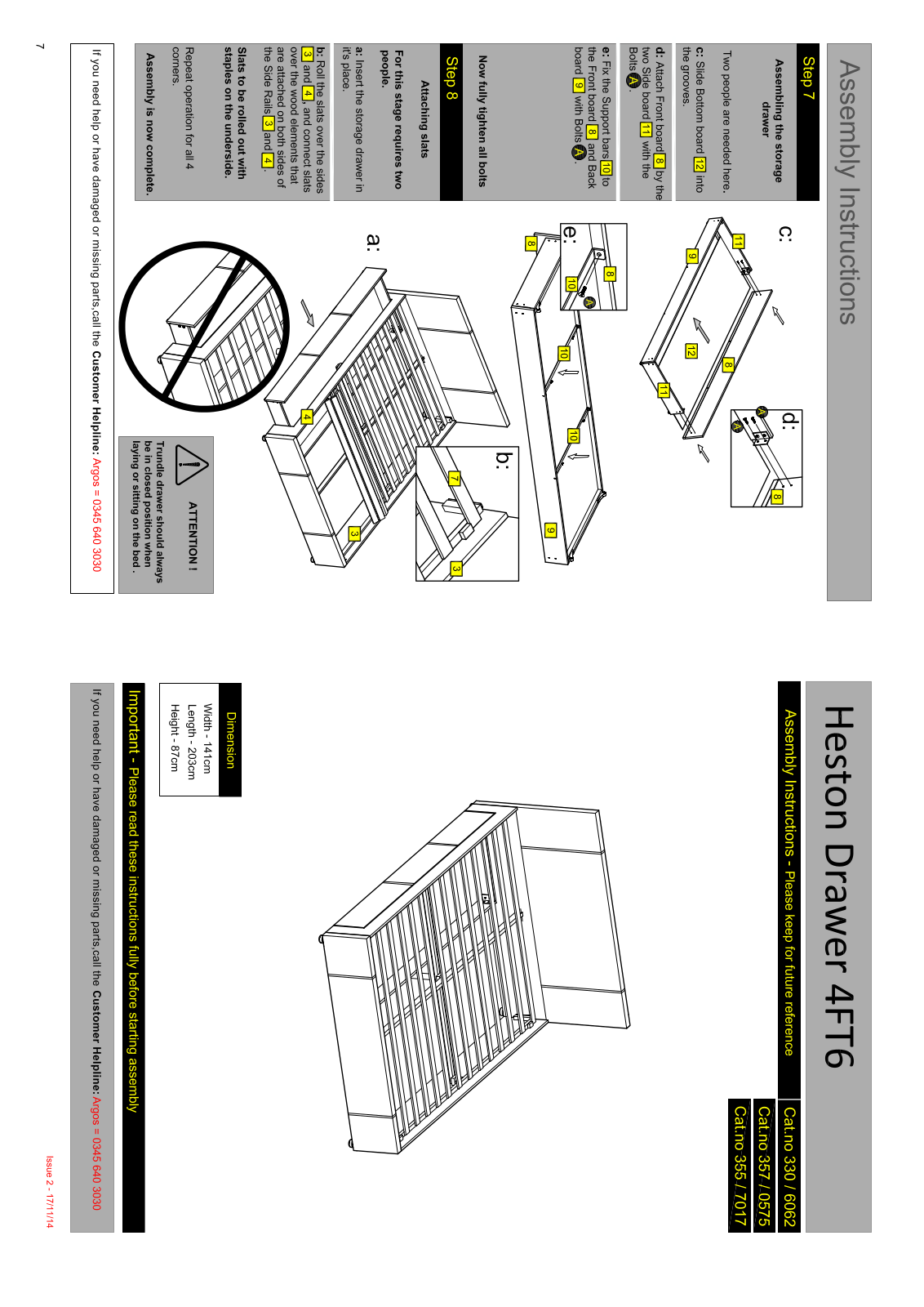 Hygena 3306062, 3557017, 3570575 Instruction manual