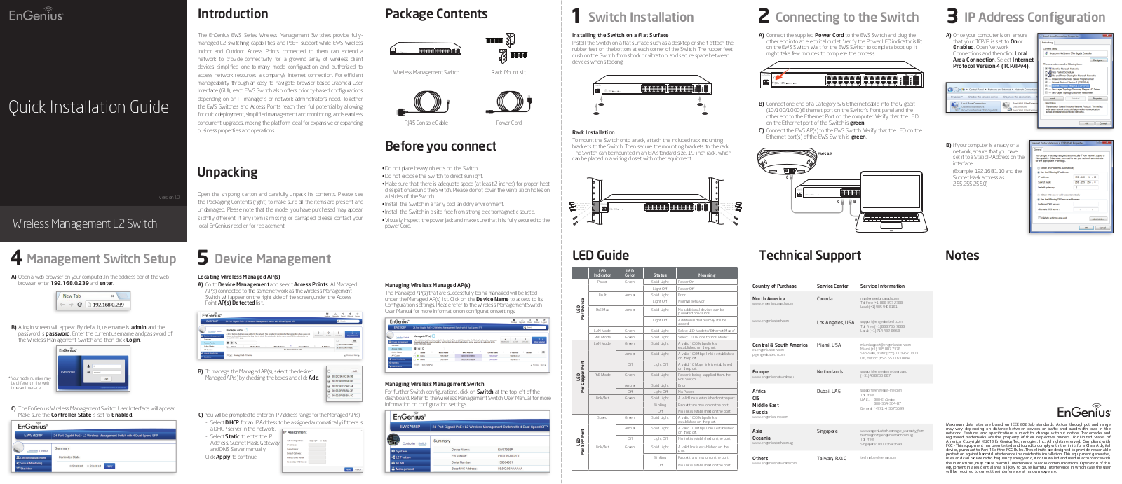 EnGenius EWS2908P quick start Guide