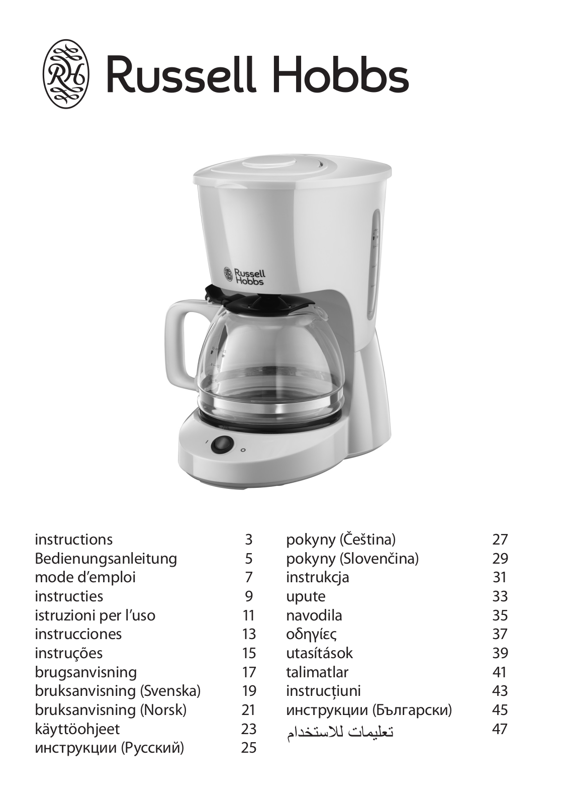 Russell Hobbs 22610-56 operation manual