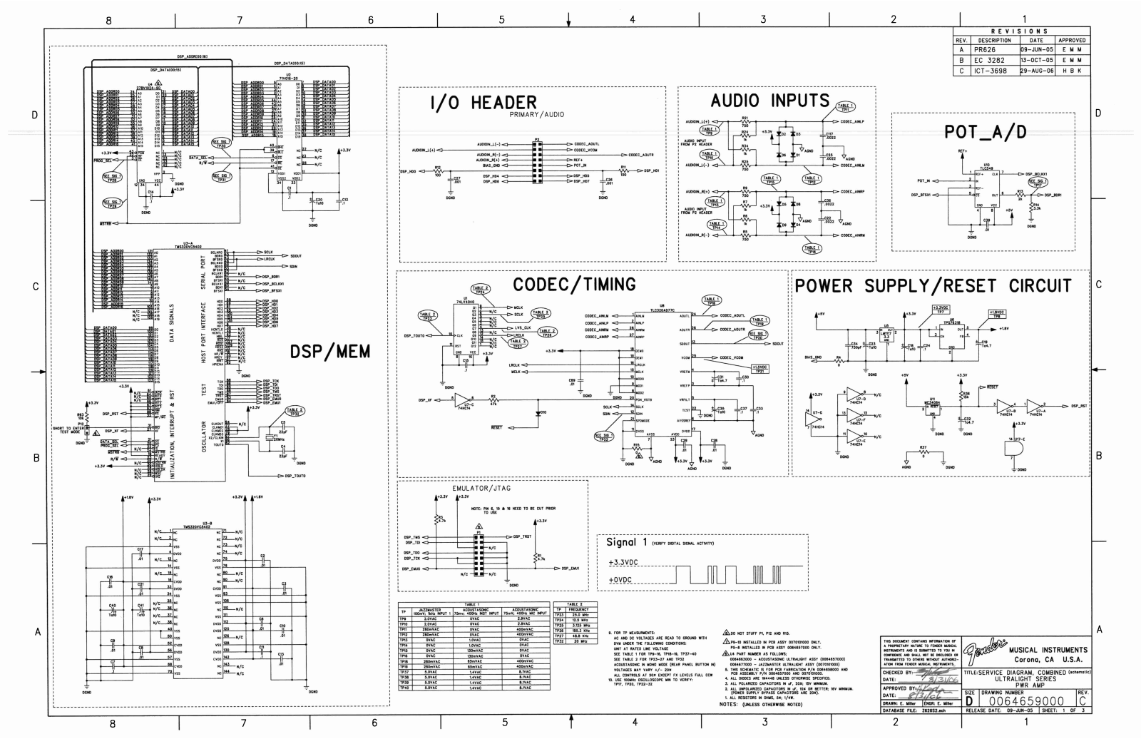 Fender Jazzmaster-Ultralight-59000, Acoustasonic-Ultralight-C Schematic