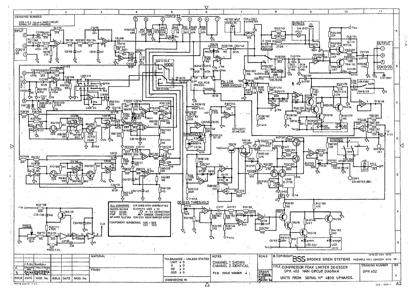 BSS BSS402 SCHEMATIC