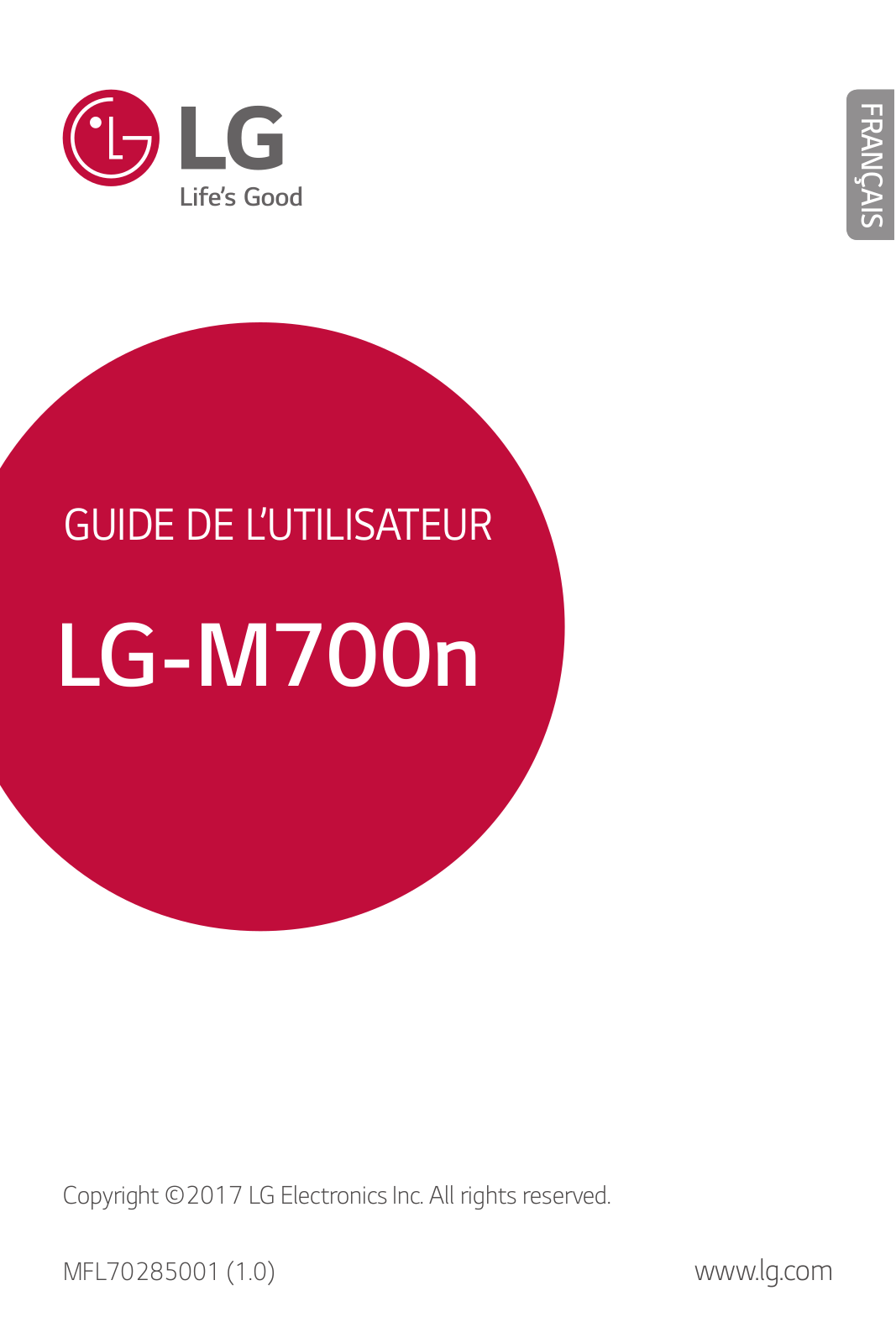 LG M700n Instruction Manual