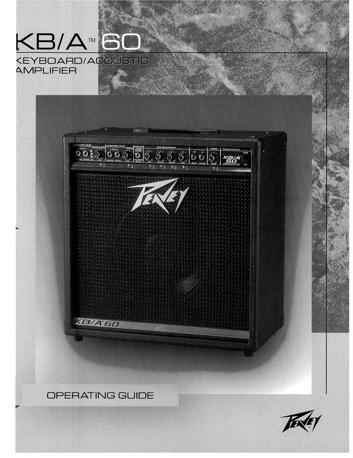 Peavey KB-A 60 User Manual