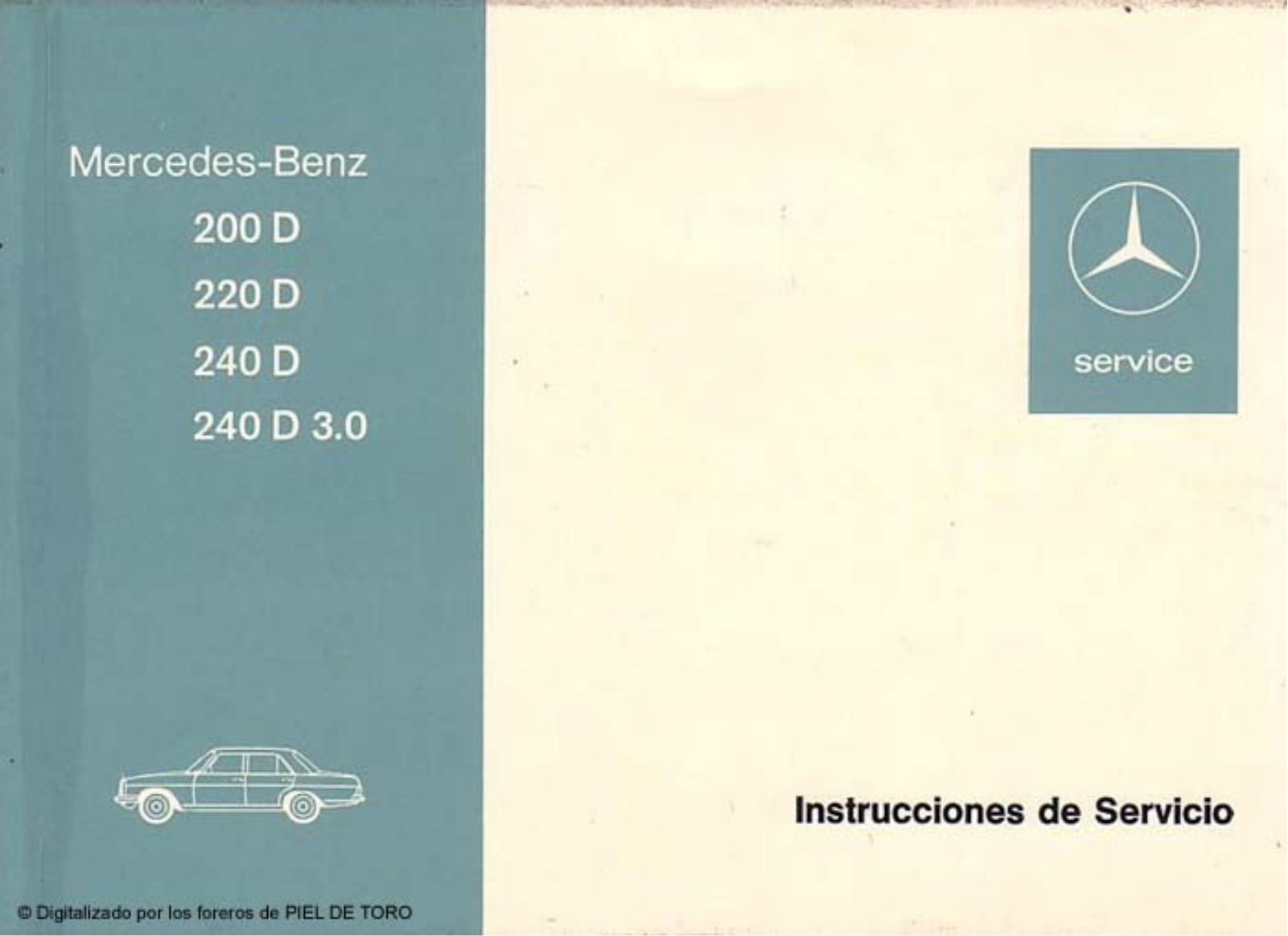 Mercedes 200, 220, 240 User Manual