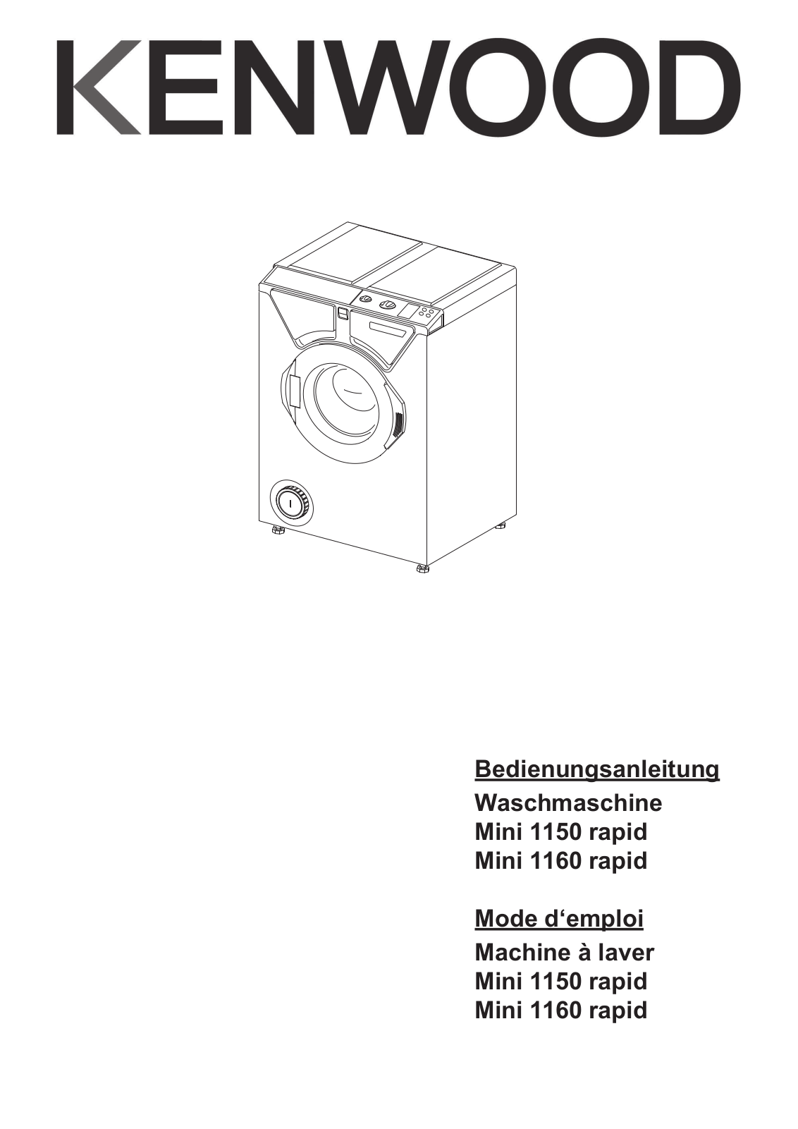 Kenwood 1150, 1160 User Manual