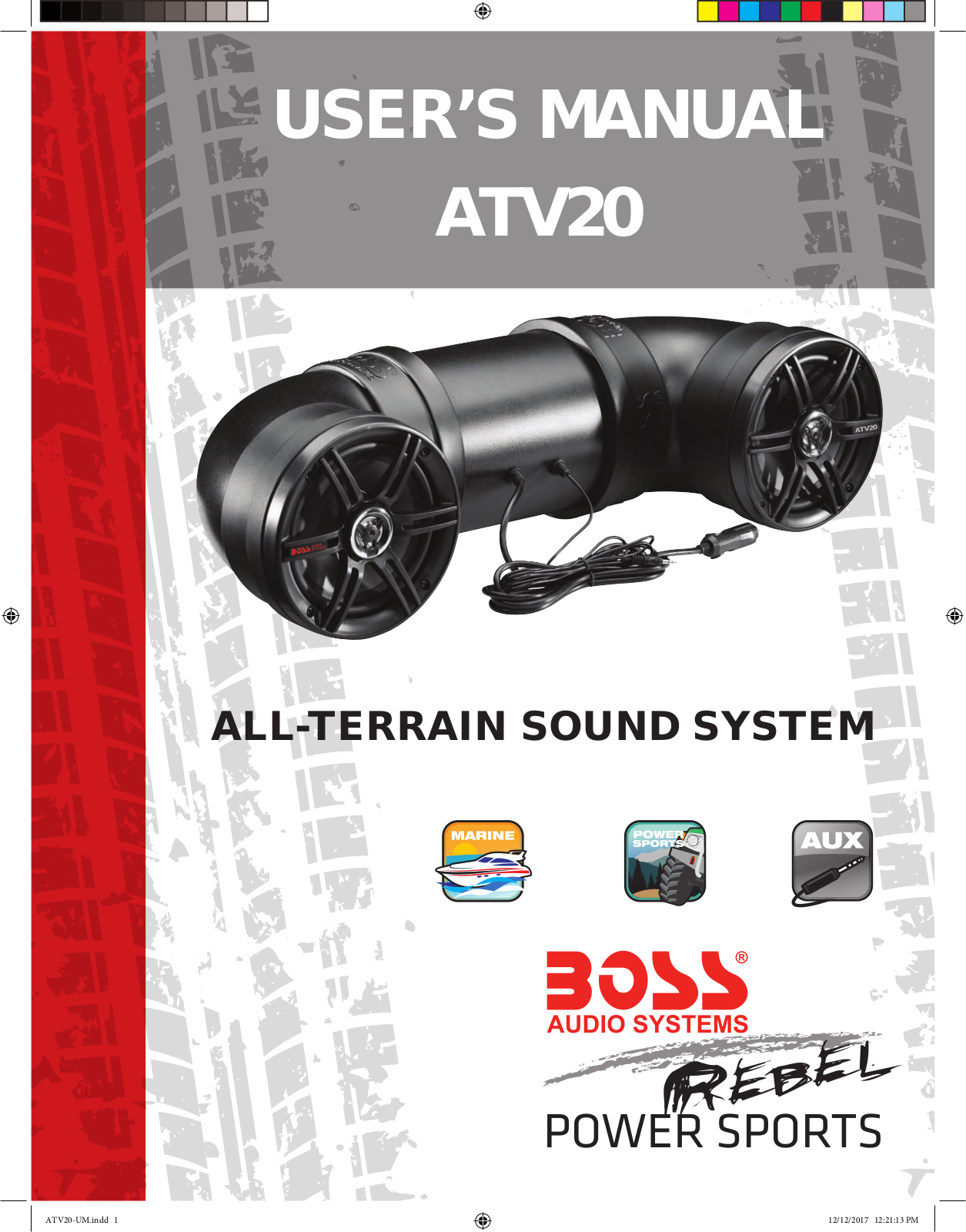 Boss ATV20 User Manual