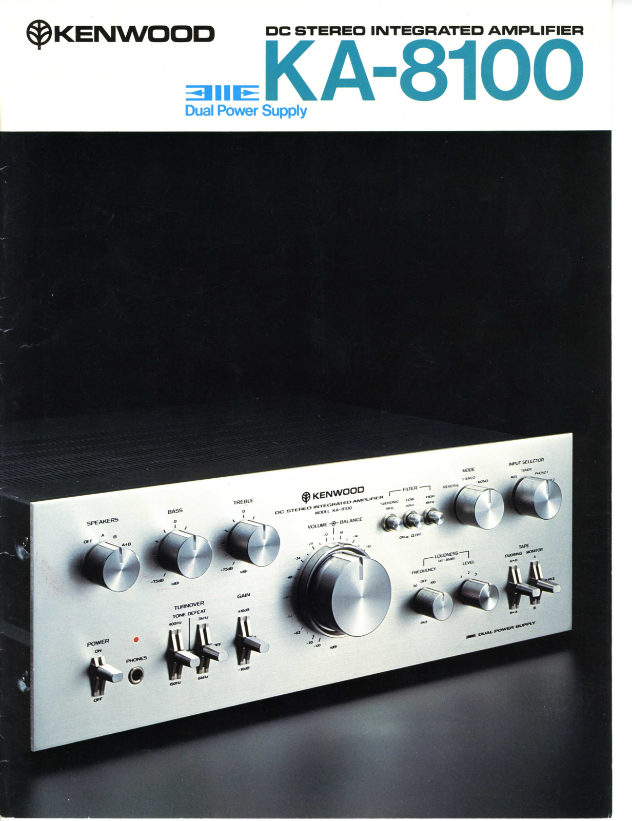 Kenwood KA-8100 Brochure