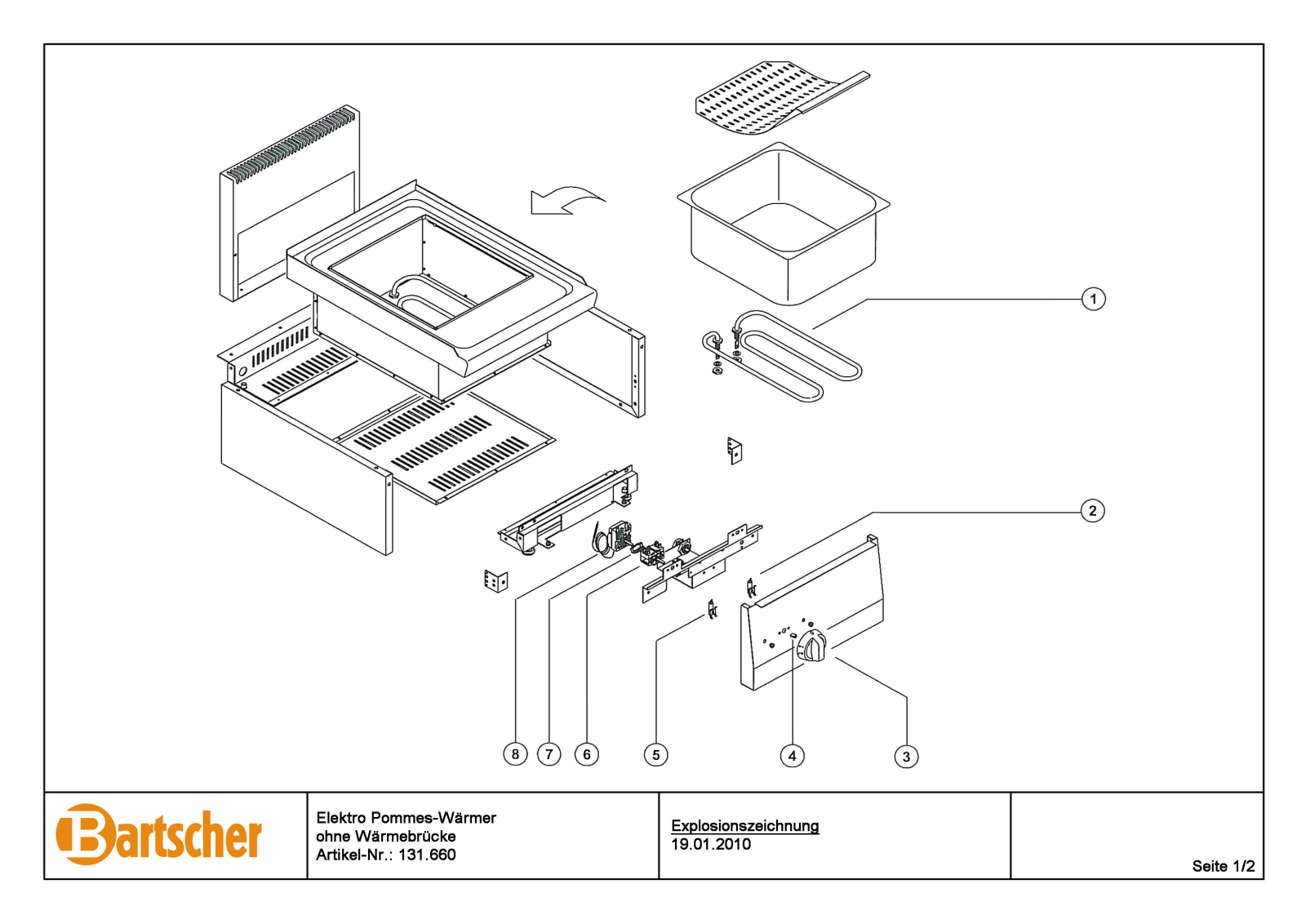 Bartscher 131660 User Manual