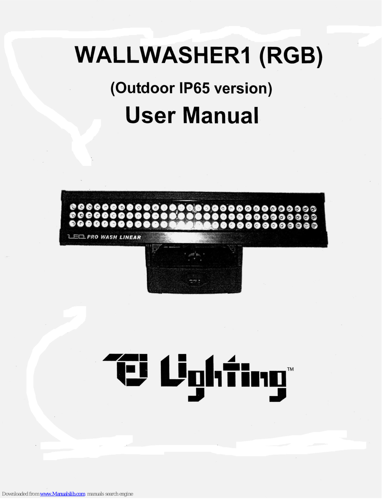 TEi Lighting WALLWASHER1 (RGB) 85-05481 User Manual