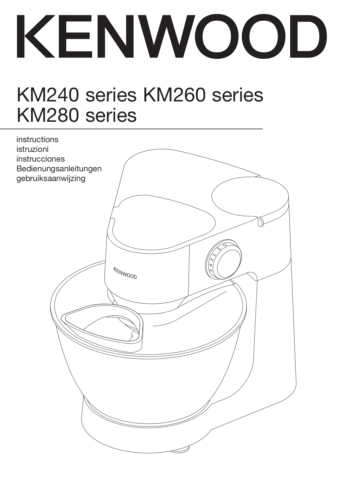 Kenwood KM287 User Manual