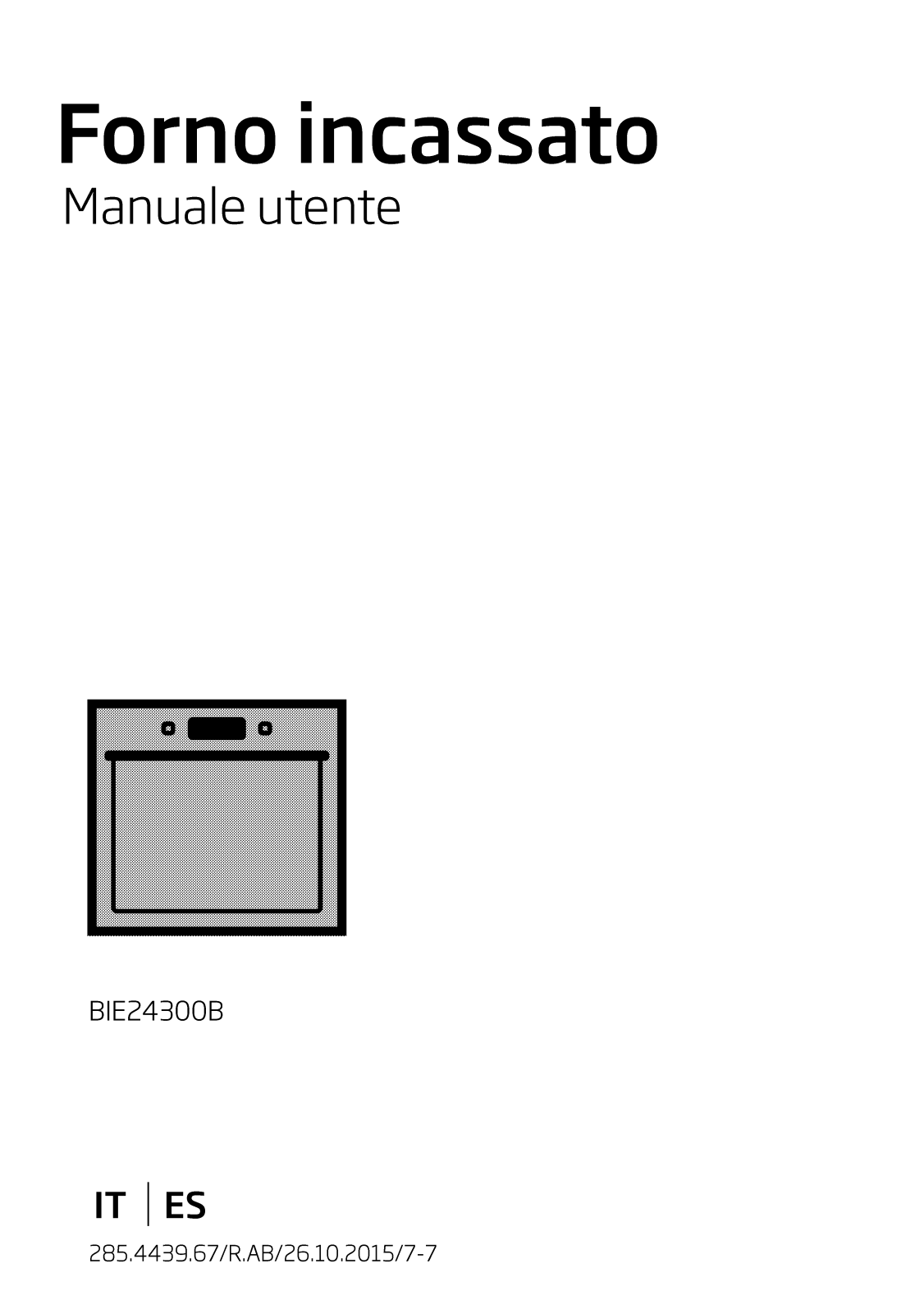 Beko BIE24300B User manual