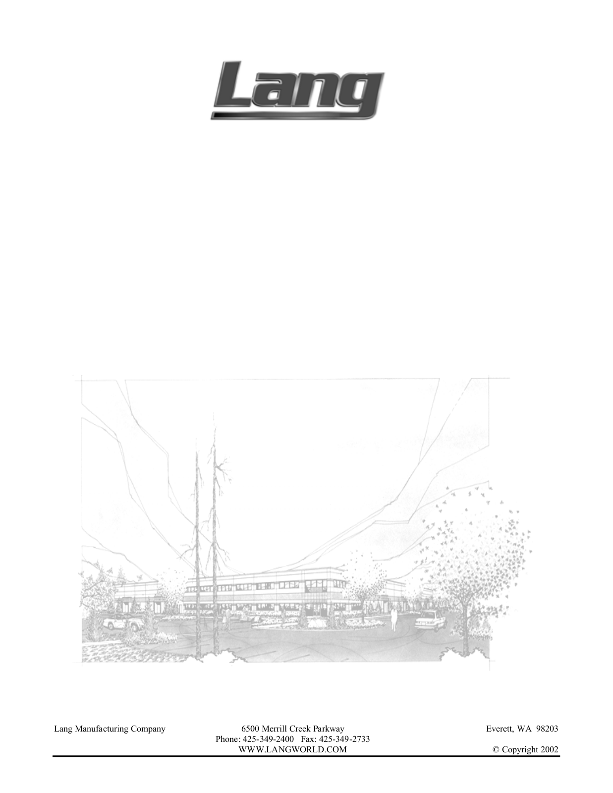 Lang Manufacturing CLGPB-36A-S User Manual