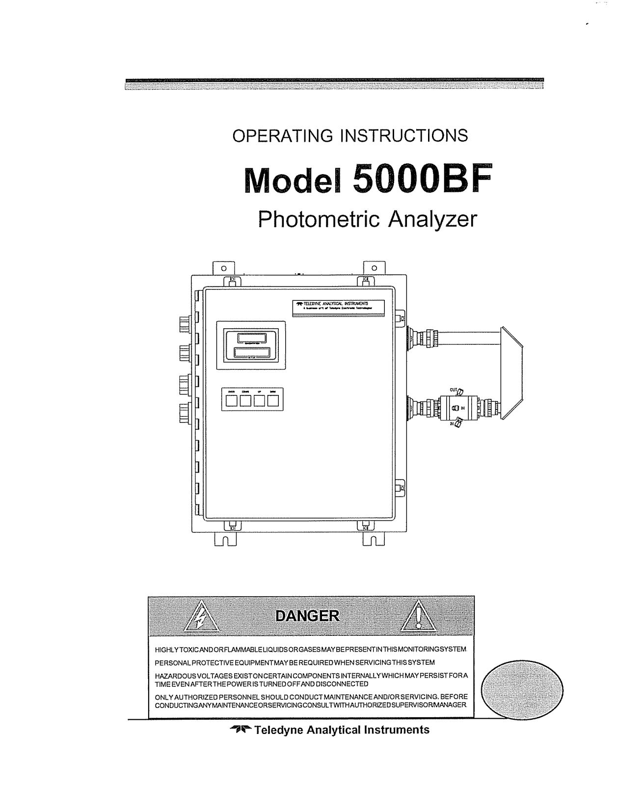 Teledyne 5000bf User Manual