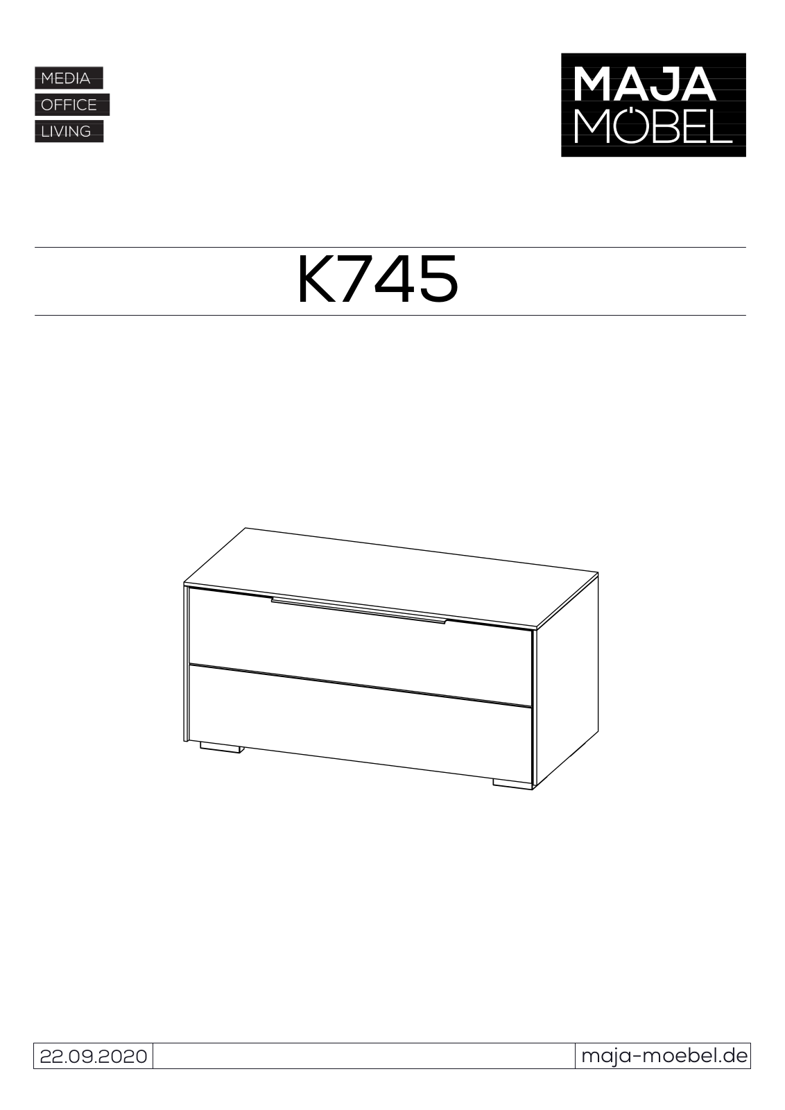 Maja Mobel K745 Assembly instructions