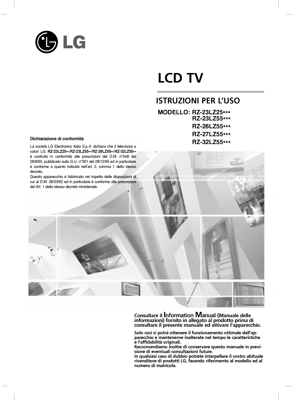 Lg RZ-27LZ55 User Manual