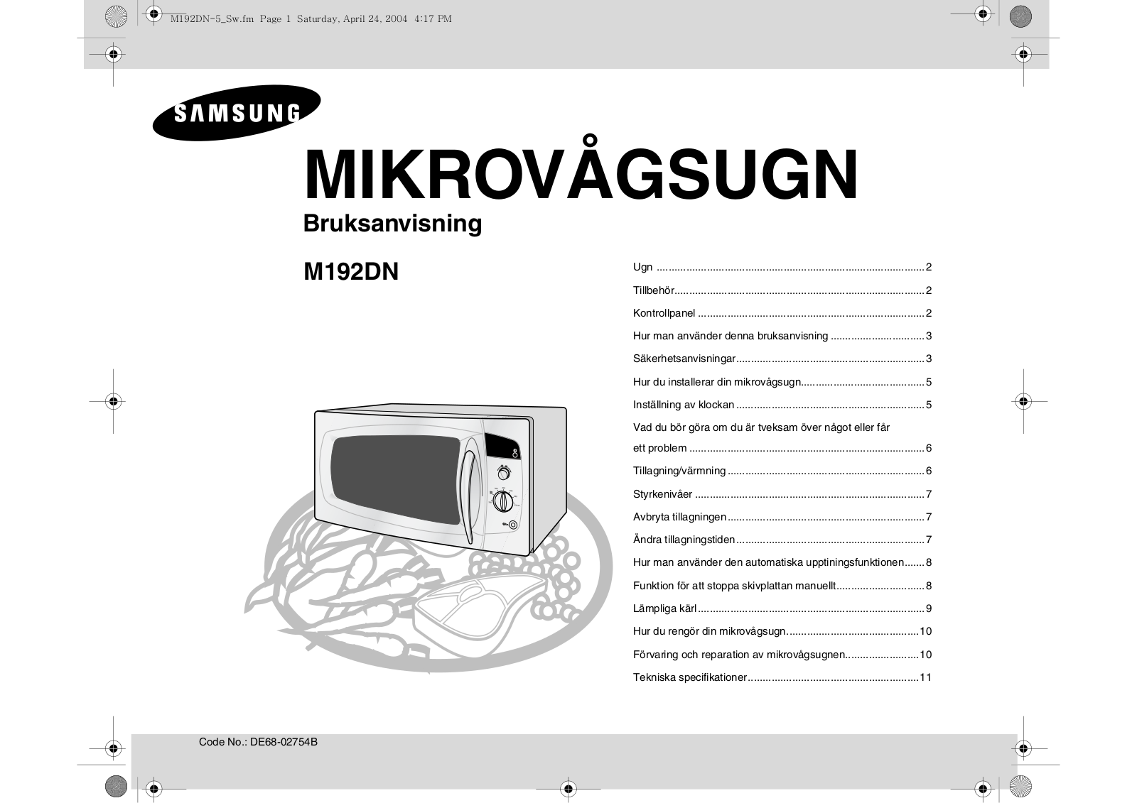 Samsung M192DN User Manual