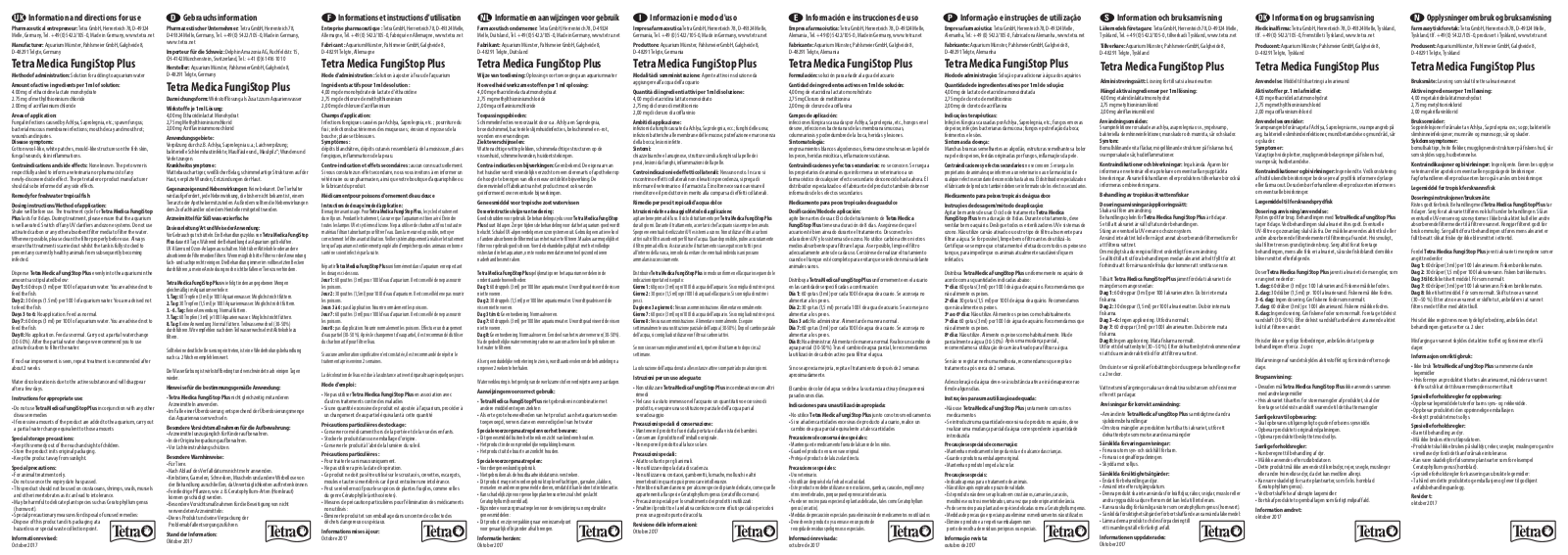 Tetra Medica FungiStop Plus User Manual