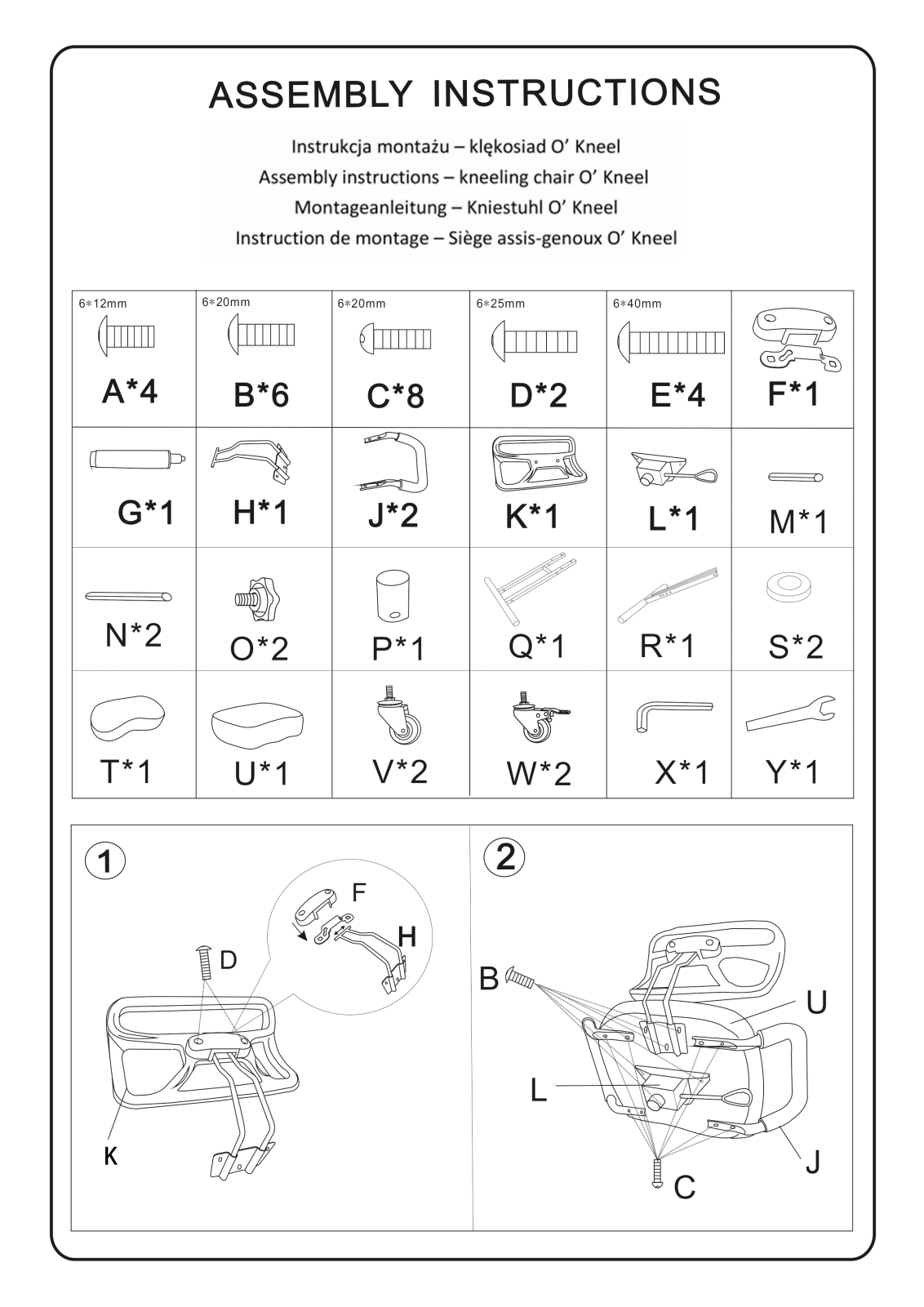 BLACK POINT O'Kneel User guide - ManualMachine.com