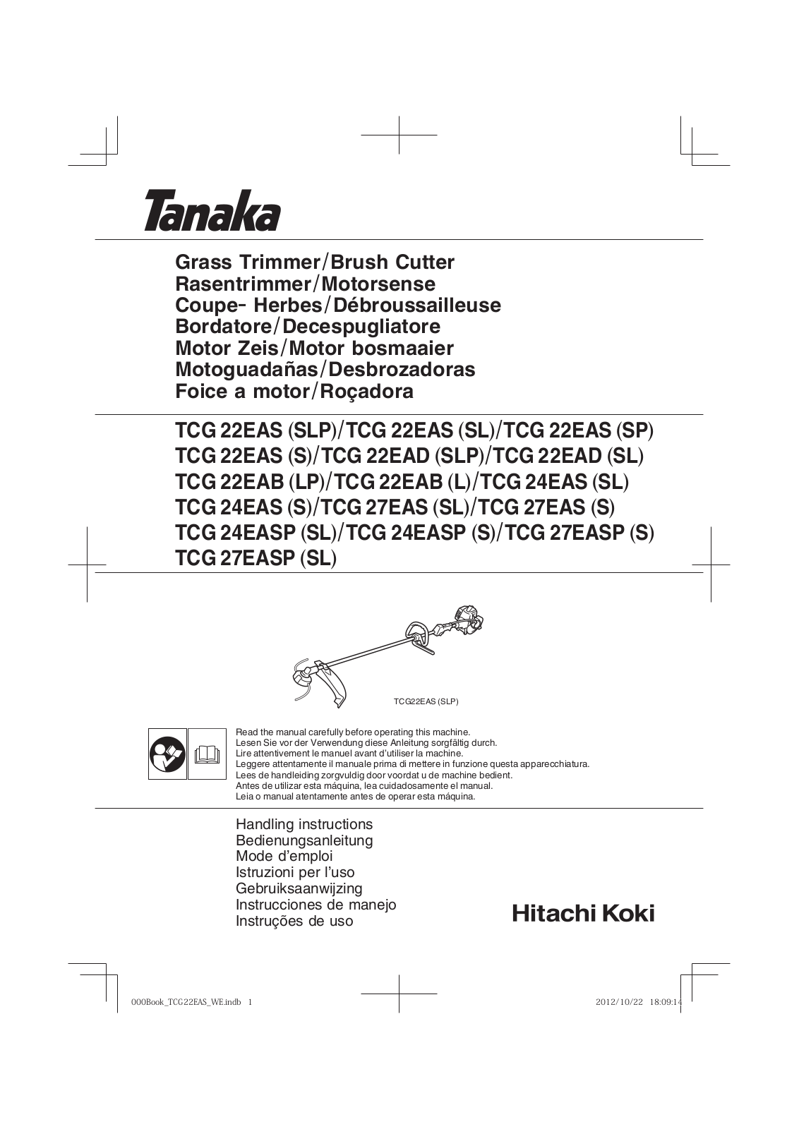 Tanaka TCG27EASP, TCG24EAS, TCG22EAB, TCG27EASL, TCG24EASP User Manual