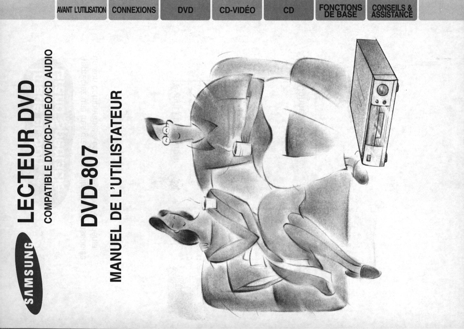 SAMSUNG DVD-807 User Manual