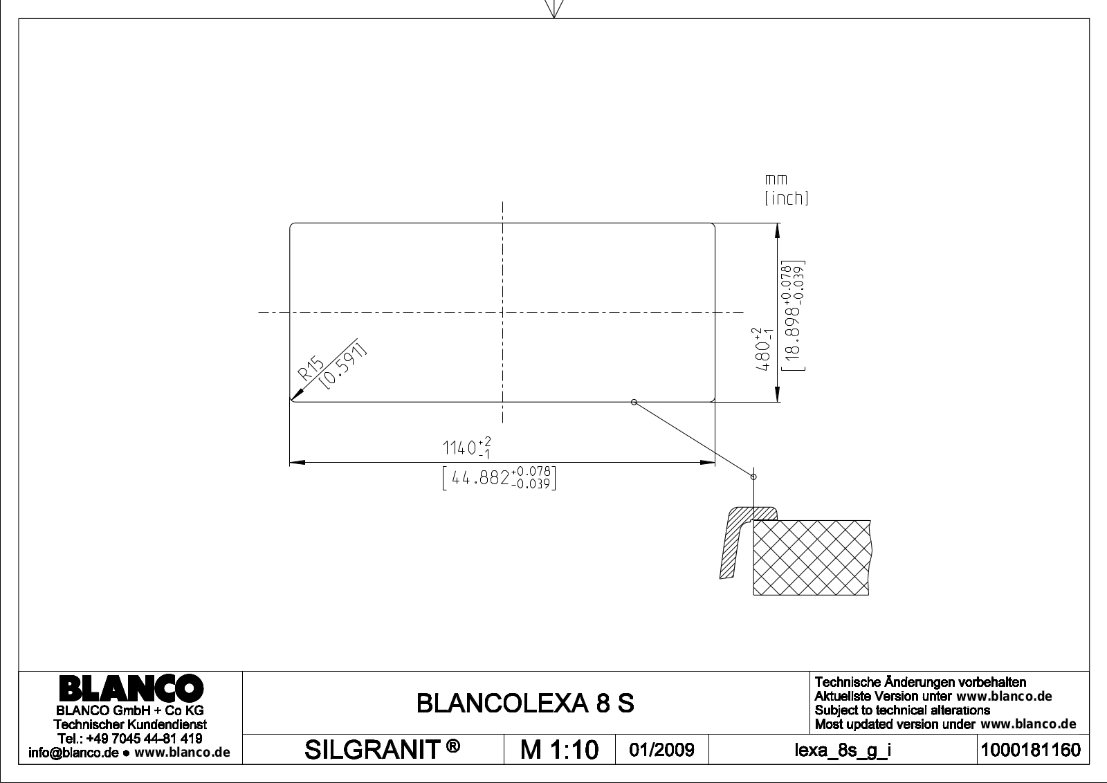 Blanco Lexa 8 S Service Manual