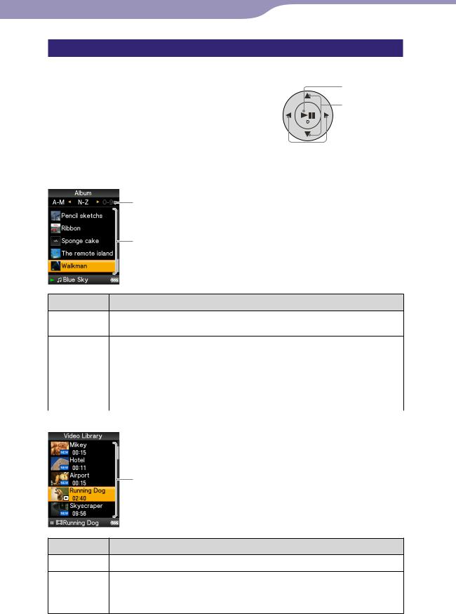 Sony NWZ-A818, NWZ-A816 User Manual