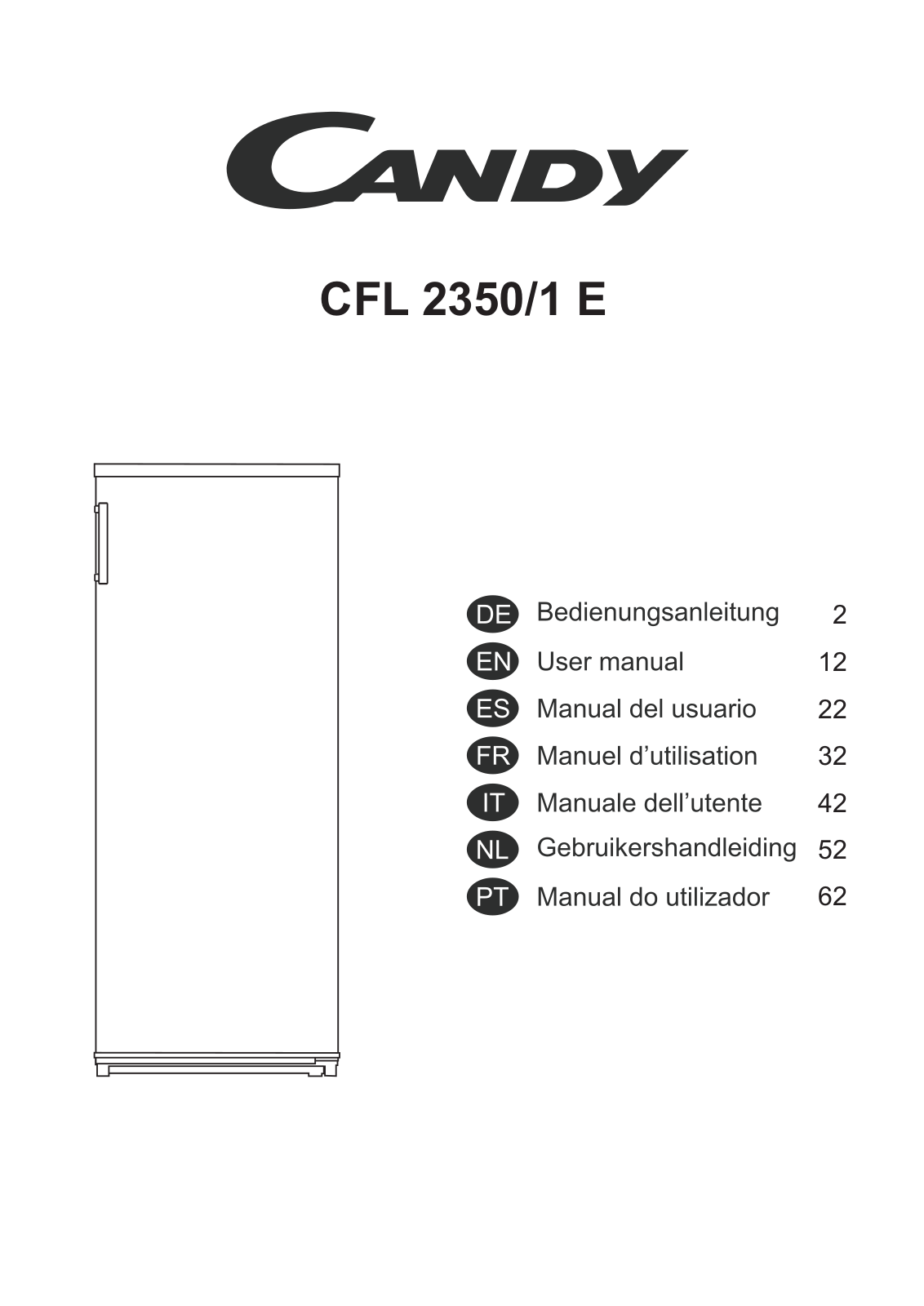 Candy CFL 2350-1 E User Manual