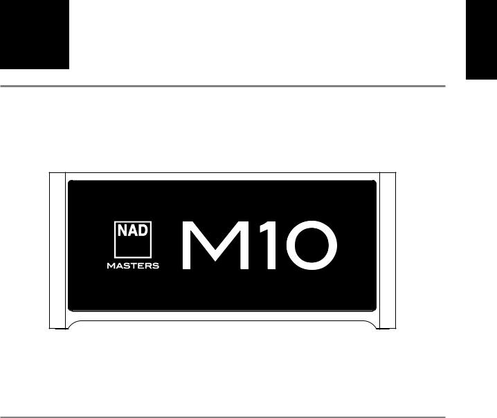 Nad M10 User Manual