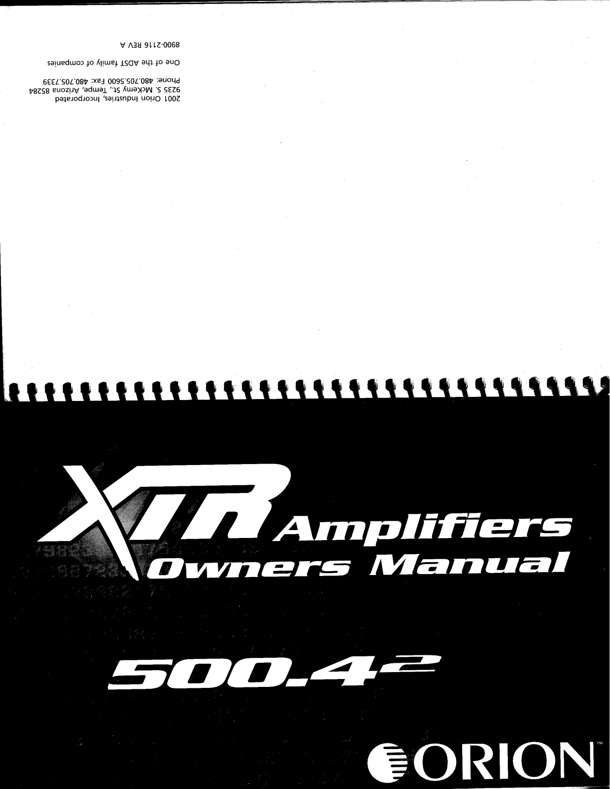 Orion Car Audio 500.42 User Manual