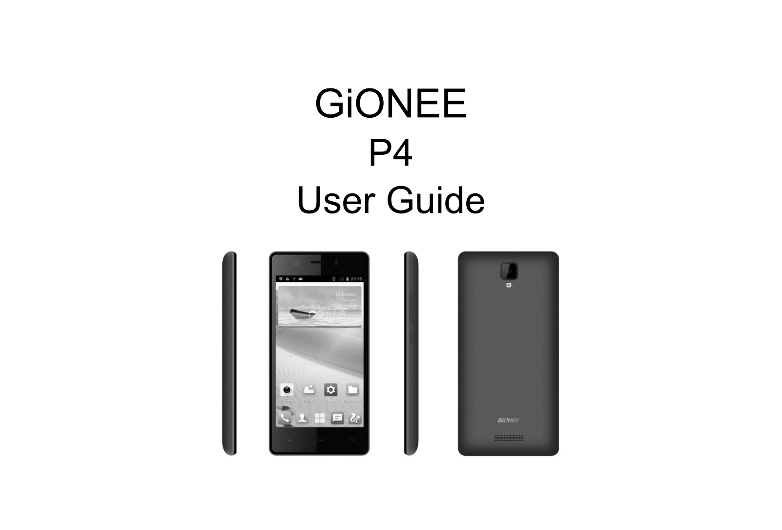 Gionee P4 User Manual